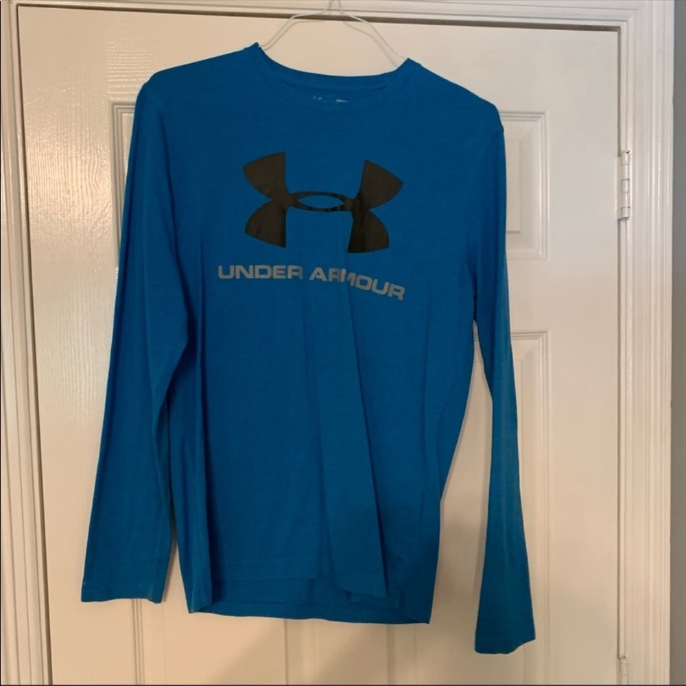 Blue Under Armour Long sleeve shirt loose